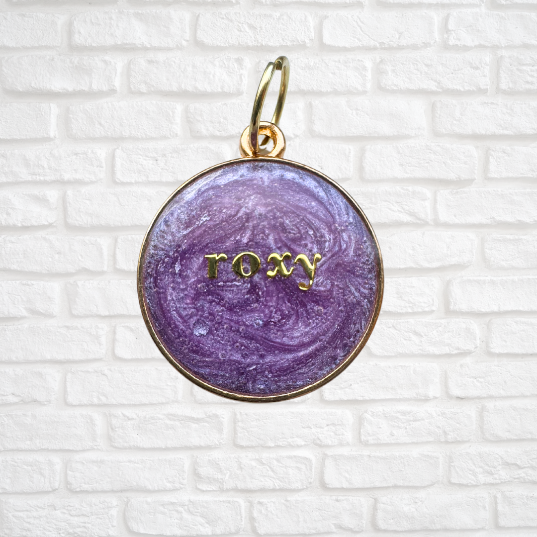 Royal Amethyst Pet ID Tag