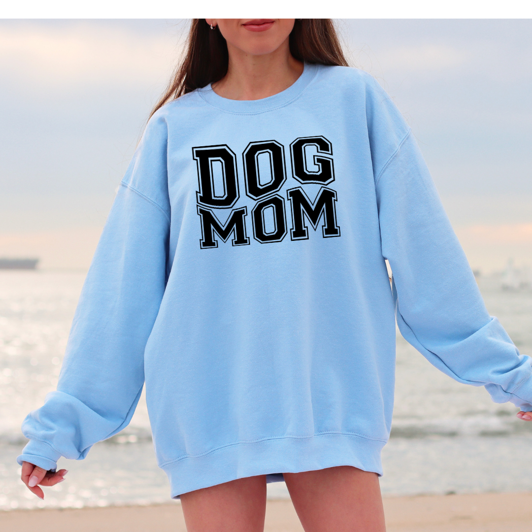 Varsity Dog Mom Sweatshirt