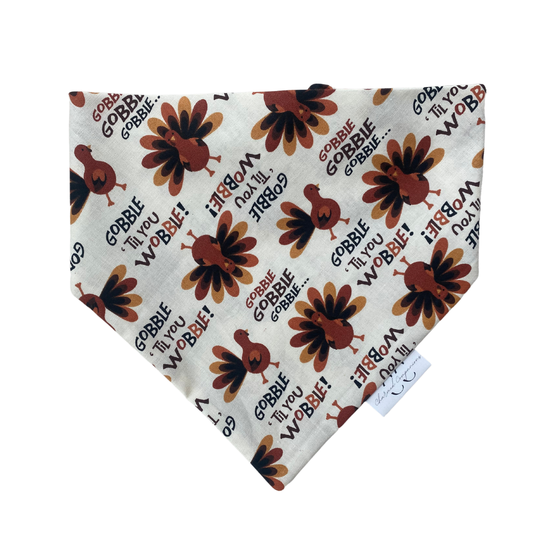 Gobble Wobble Dog Bandana