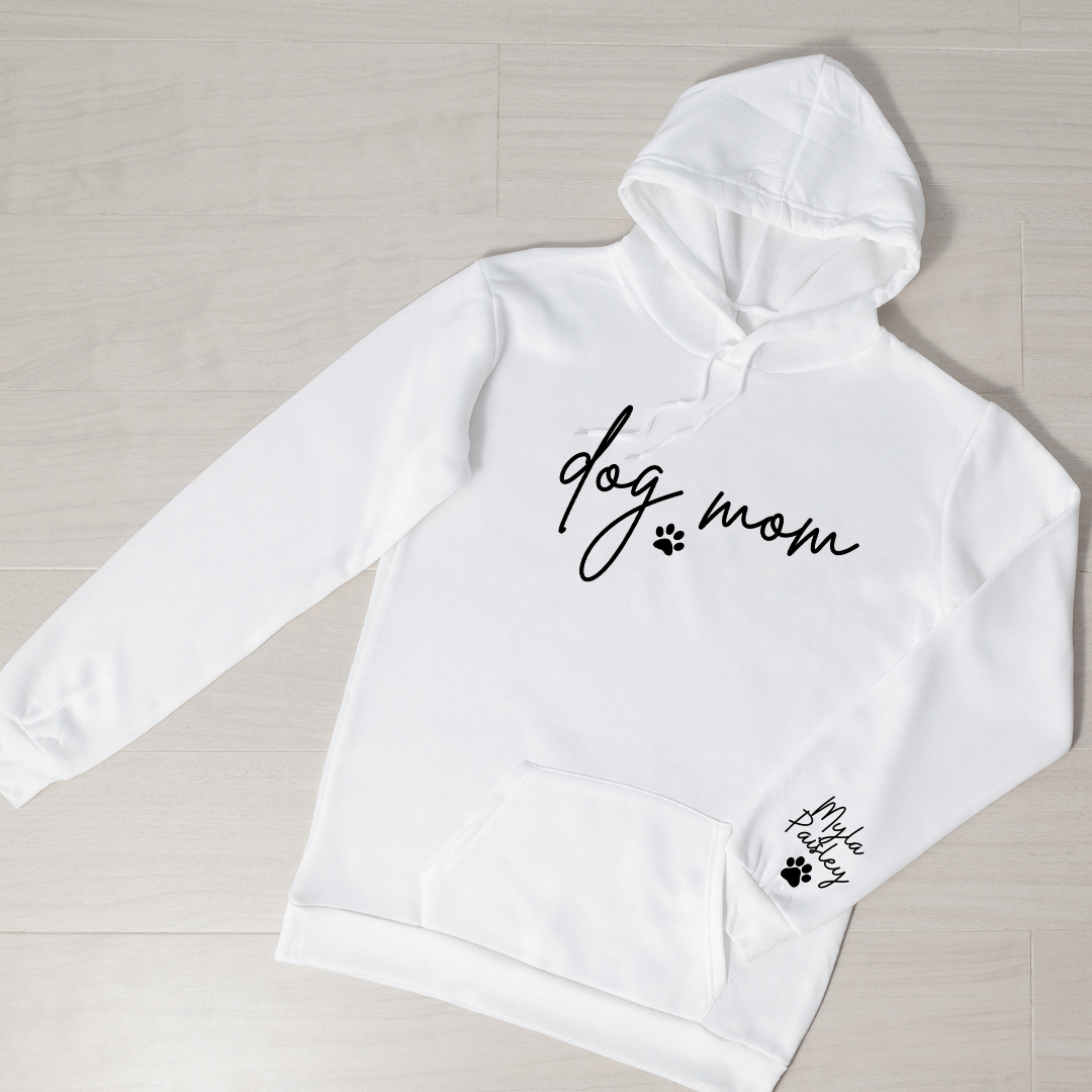 Dog Mom Custom Name Sweatshirt