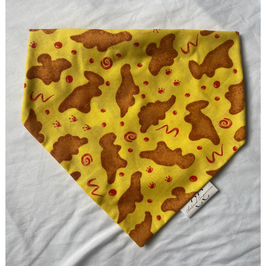 Dino Nuggets Dog Bandana
