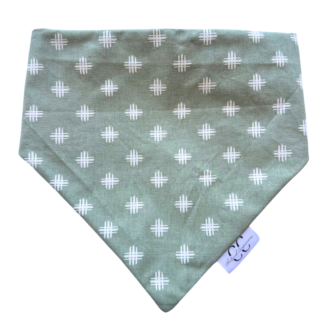 Sage Serenity Scrunchie Bandana