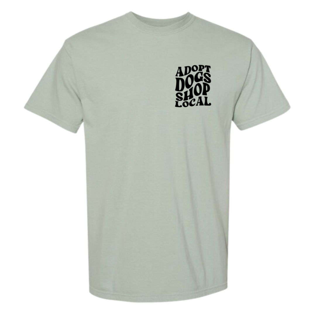Adopt Dogs Shop Local CC T-Shirt