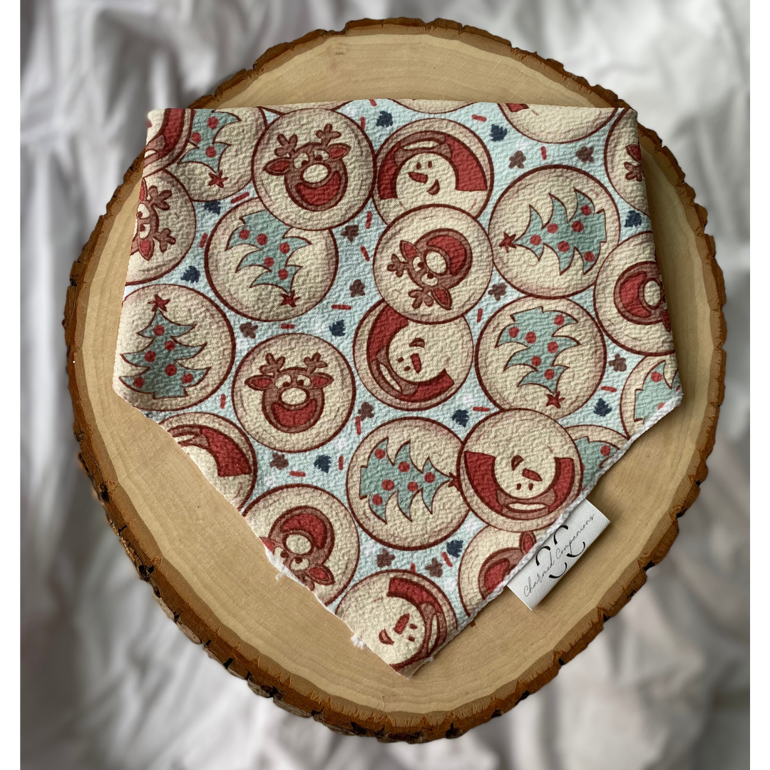 Christmas Cookies Dog Bandana