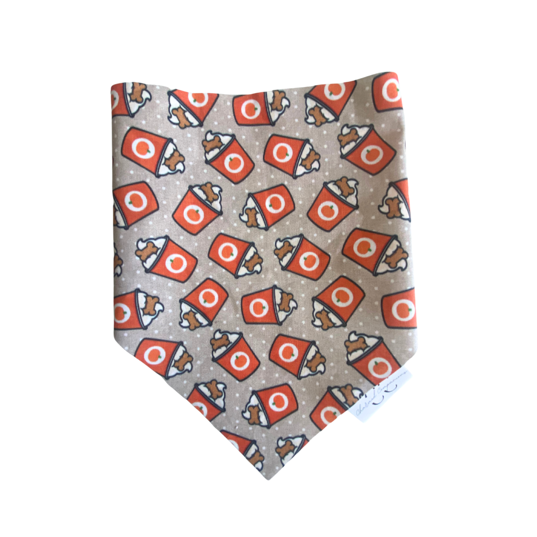 Pumpkin Pup Cup Dog Bandana