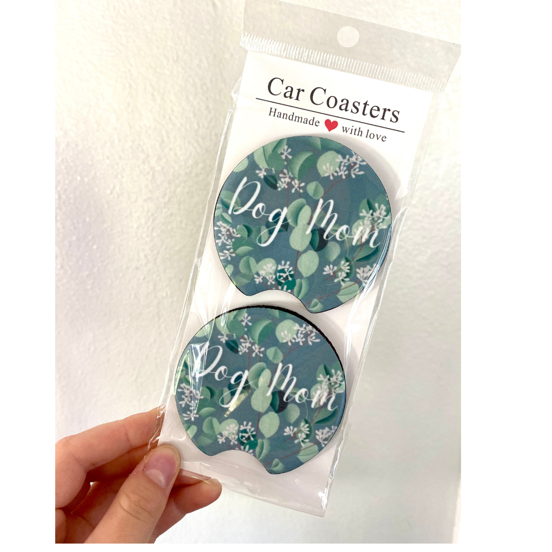 Dog Themed Car Coasters