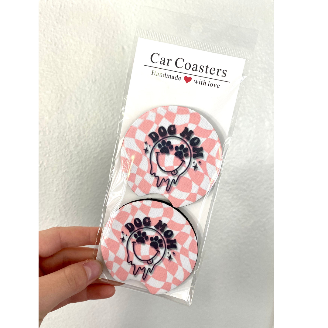 Dog Themed Car Coasters