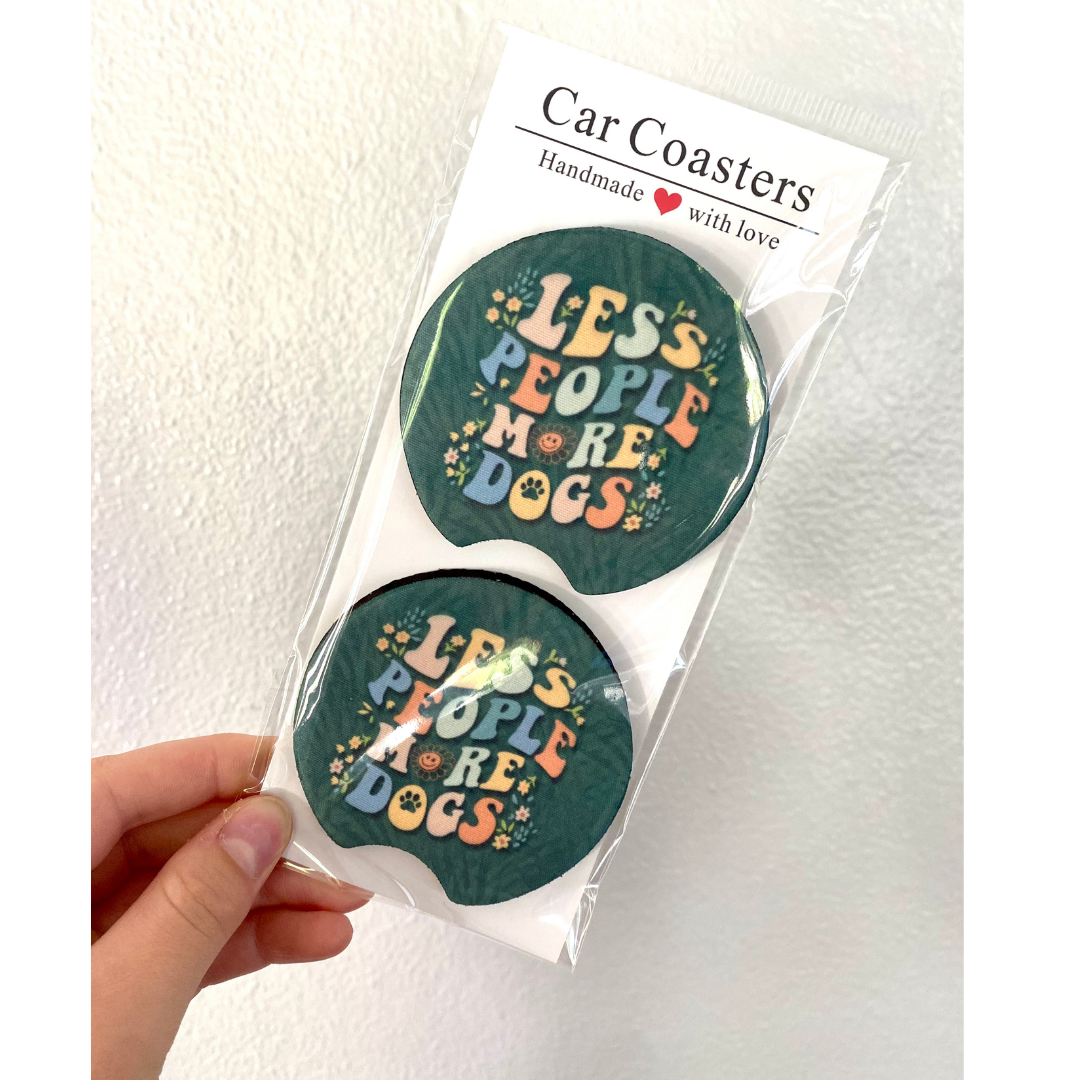 Dog Themed Car Coasters
