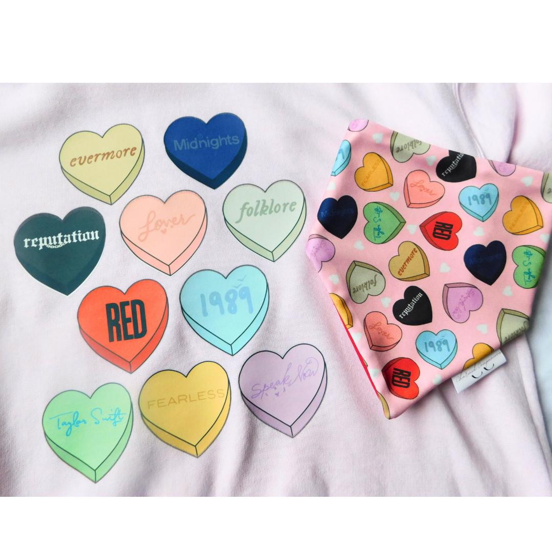 The Eras Tour Hearts Crewneck and Hoodie