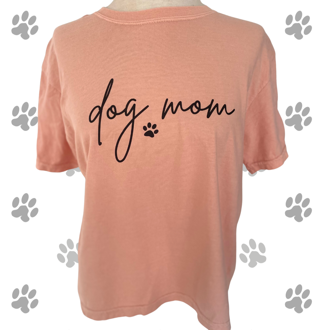 Dog Mom Boxed T-shirt