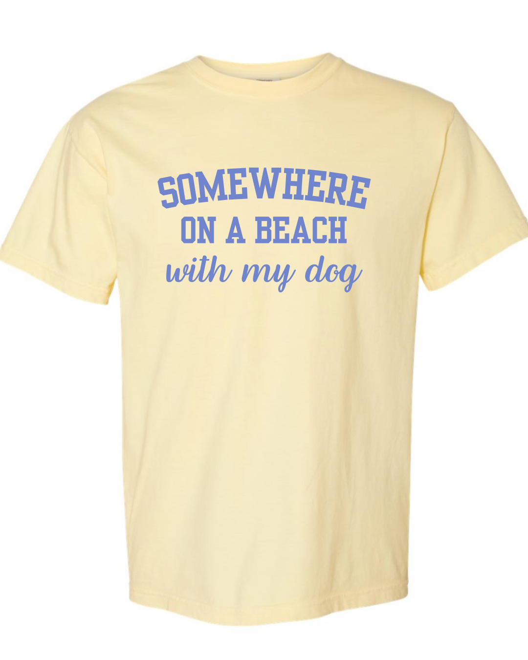 Somewhere on a Beach (Boat) With My Dog T-Shirt