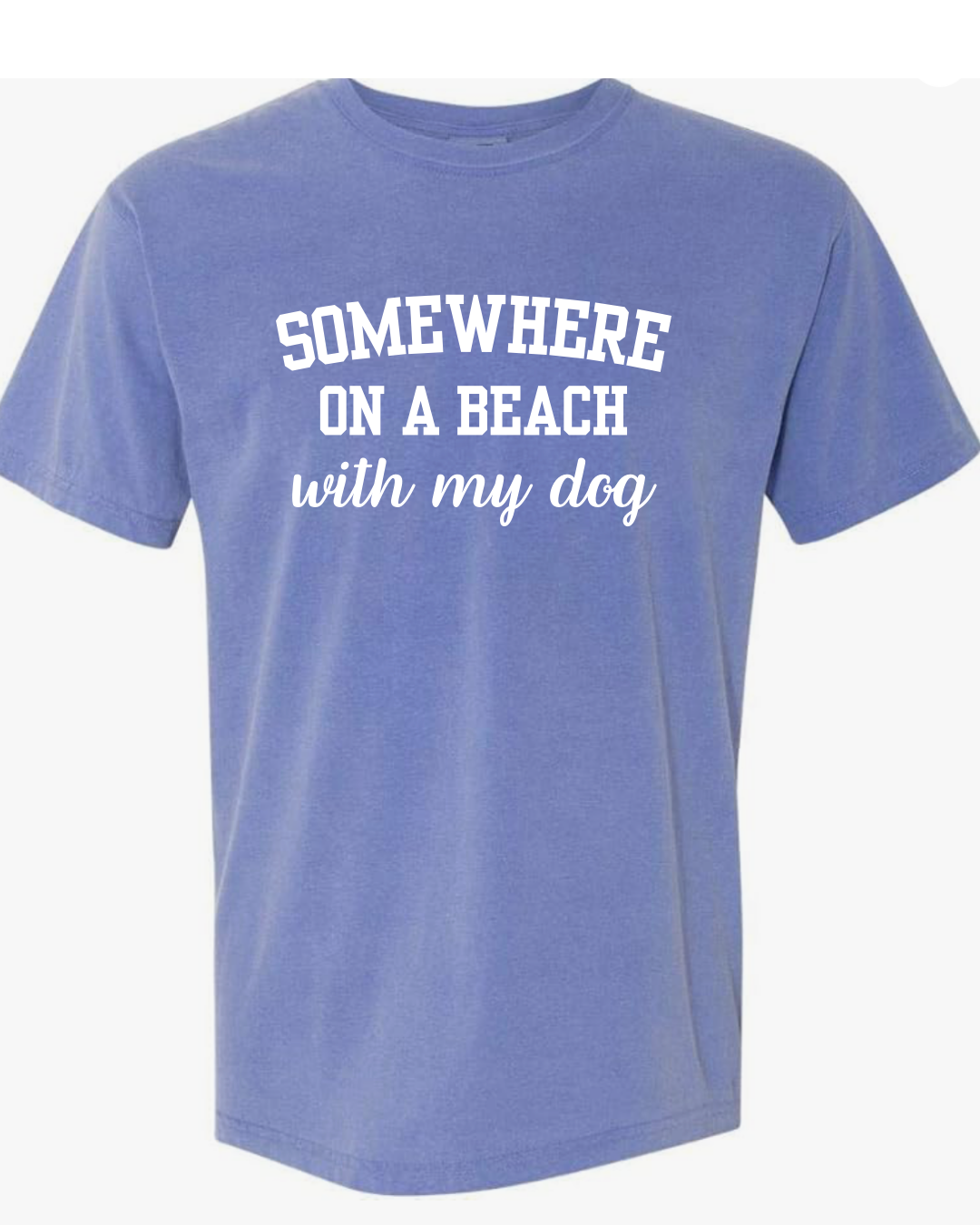 Somewhere on a Beach (Boat) With My Dog T-Shirt