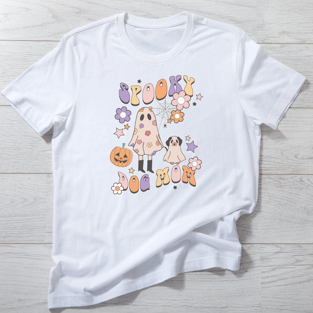Spooky Dog Mom Sweatshirt and T-Shirt