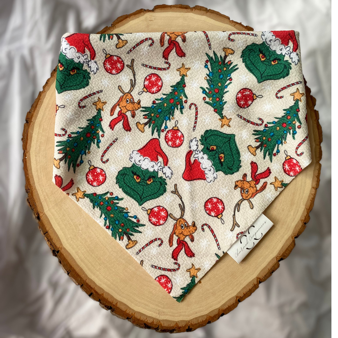 Feeling Grinchy Dog Bandana