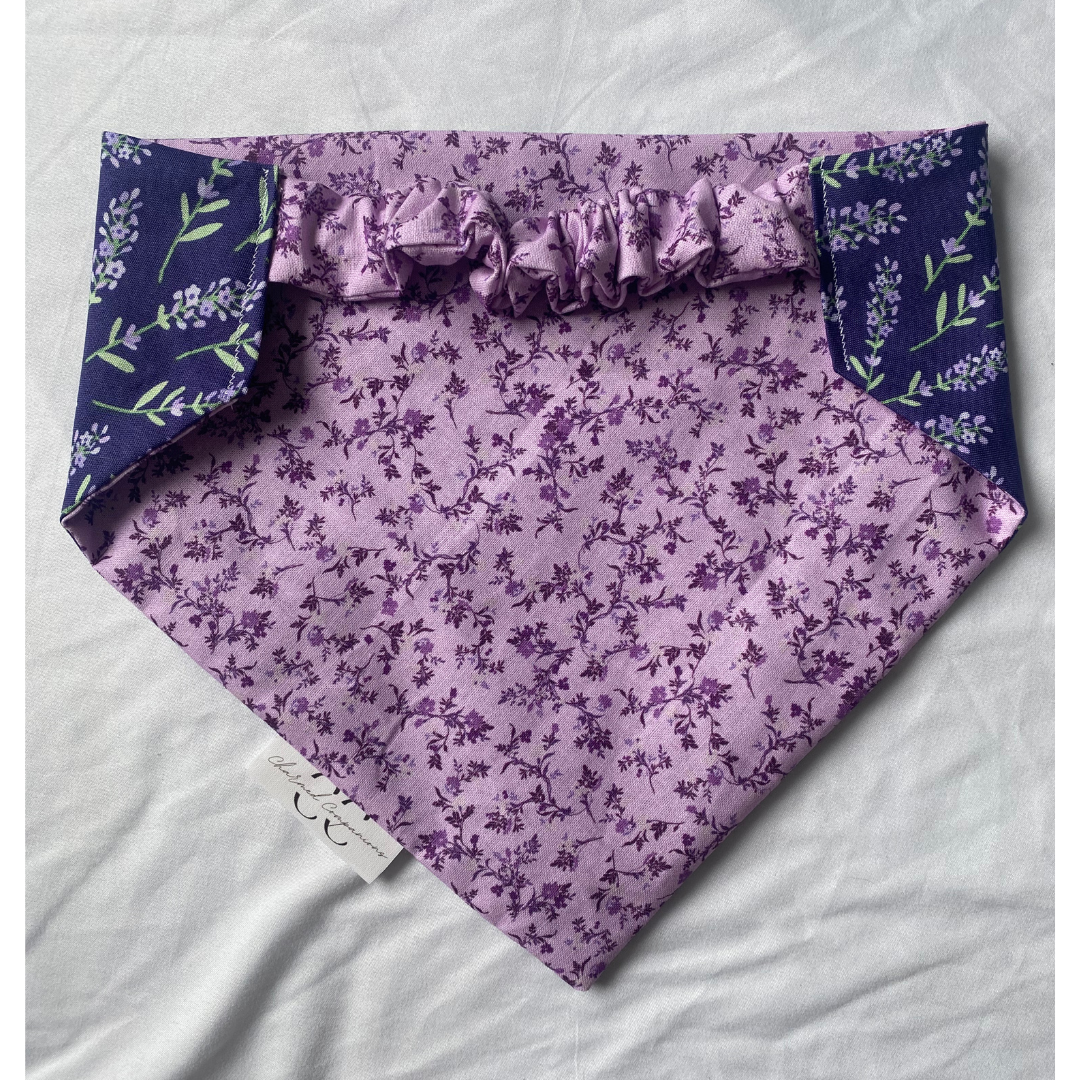 Lavender Haze Reversible Dog Bandana