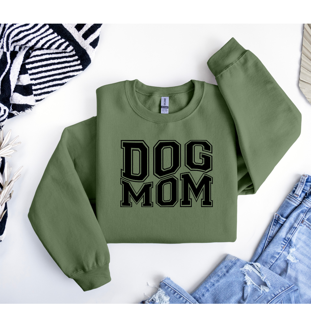 Varsity Dog Mom Sweatshirt