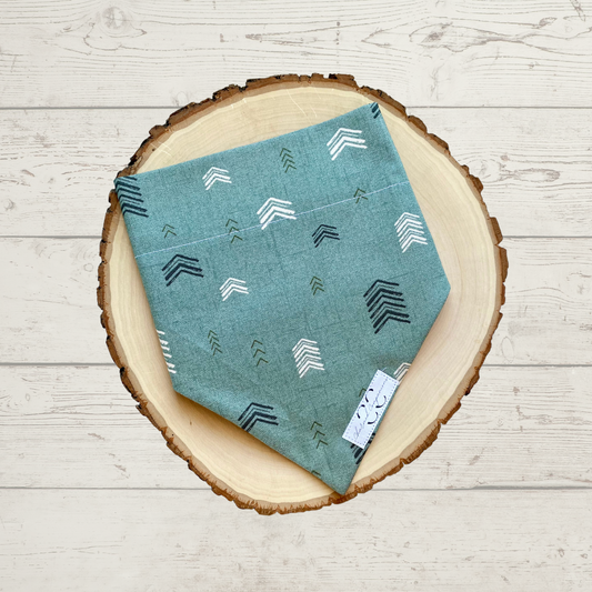 Green Arrow Dog Bandana