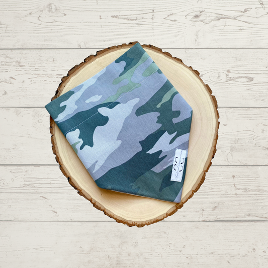 Neutral Camo Dog Bandana