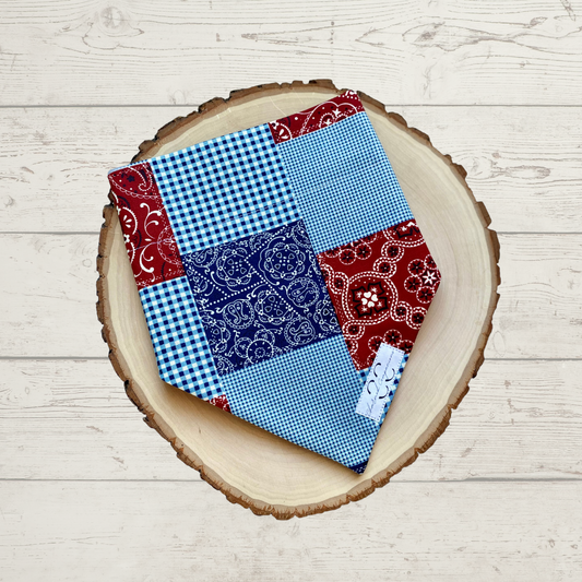 Patchwork Dog Bandana