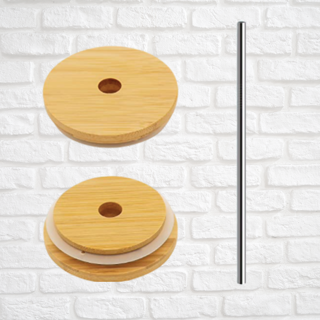 Bamboo Lid and Straw