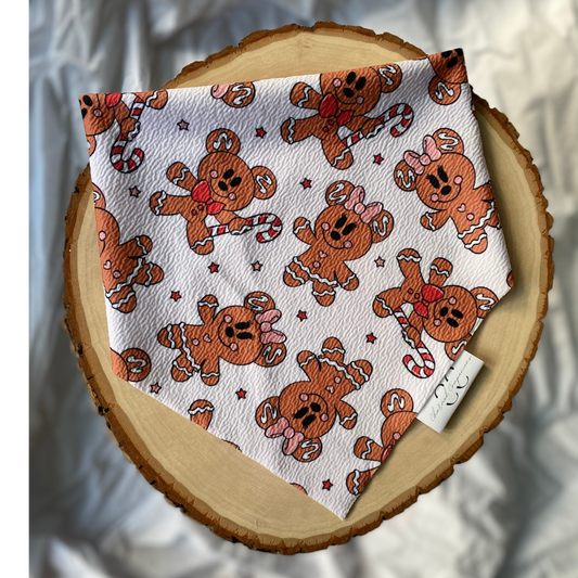 Gingerbread Cookie Dog Bandana