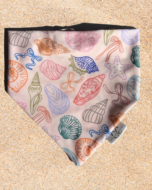 Shell Whisper Scrunchie Dog Swimdana