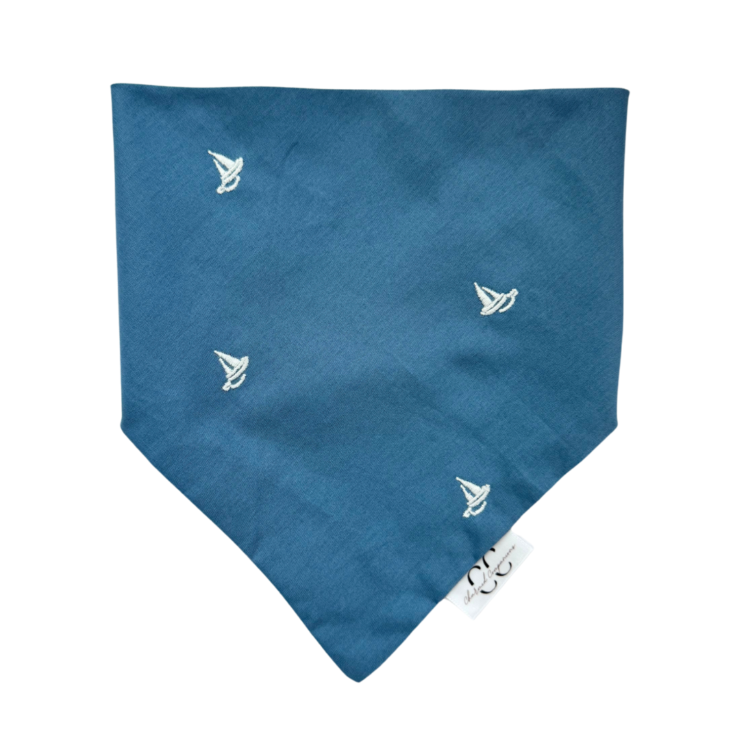 Sail Away Scrunchie Dog Bandana