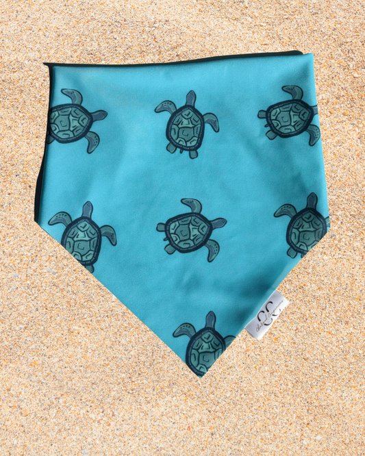 Sea Turtle Drift Scrunchie Dog Swimdana