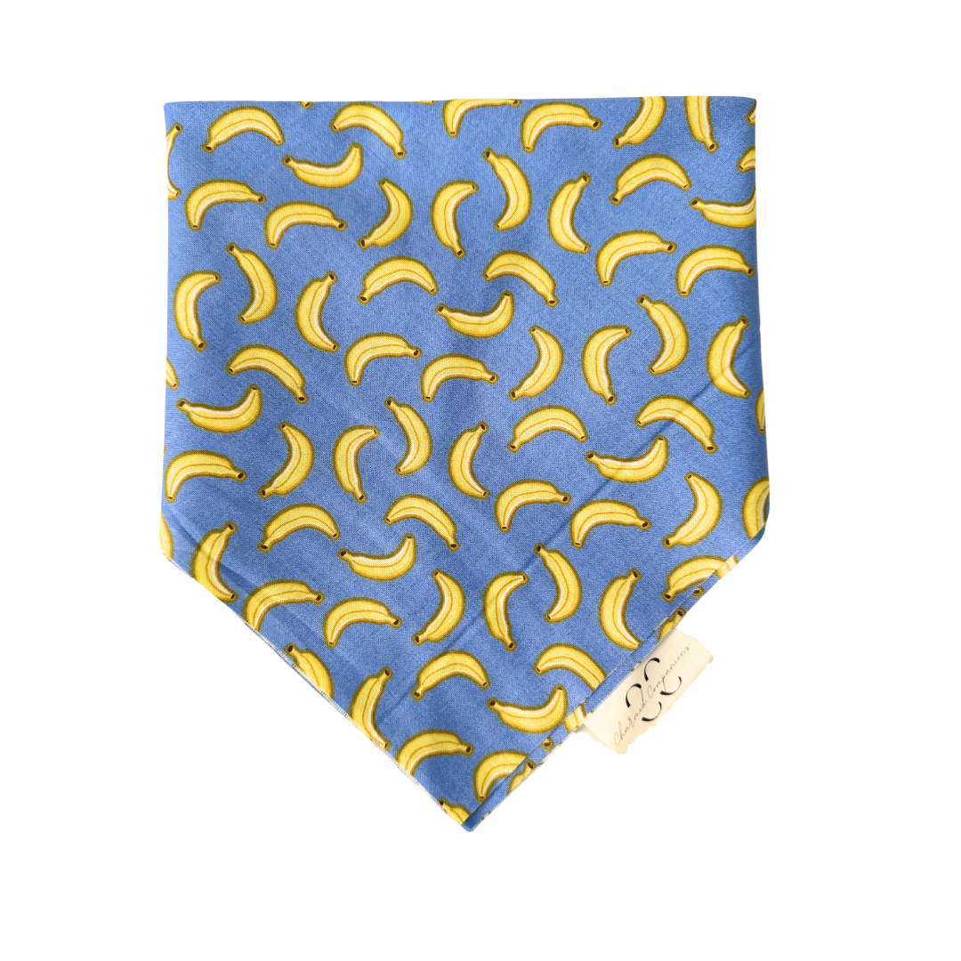 Gone Bananas Scrunchie Dog Bandana