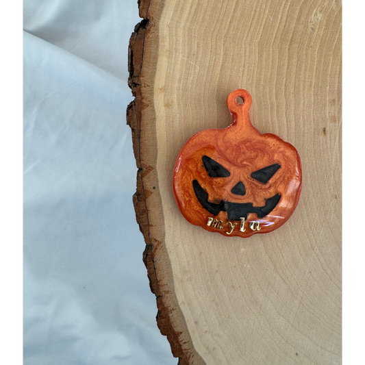 Jack'O'Lantern Pet ID Tag