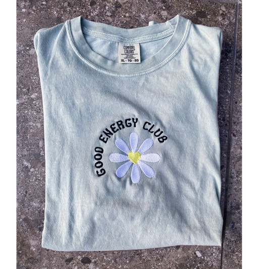 Good Energy Club Embroidered T-Shirt