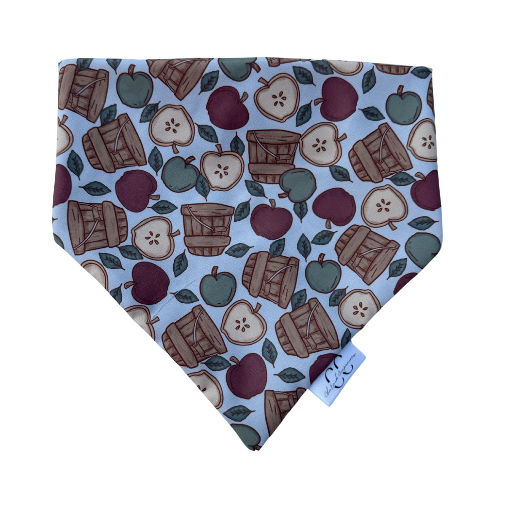 Apple Pickin' Scrunchie Dog Bandana