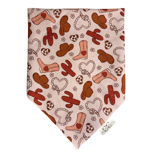 Wild At Heart Scrunchie Dog Bandana