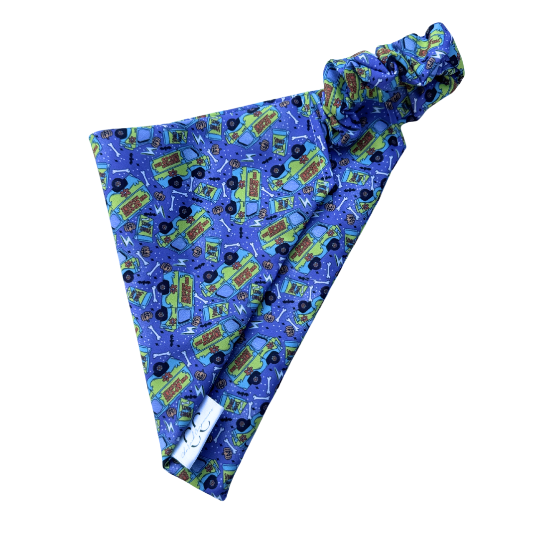 Spooky Machine Scrunchie Dog Bandana