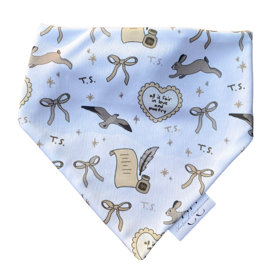 All is Fair in Love and Poetry Dog Bandana