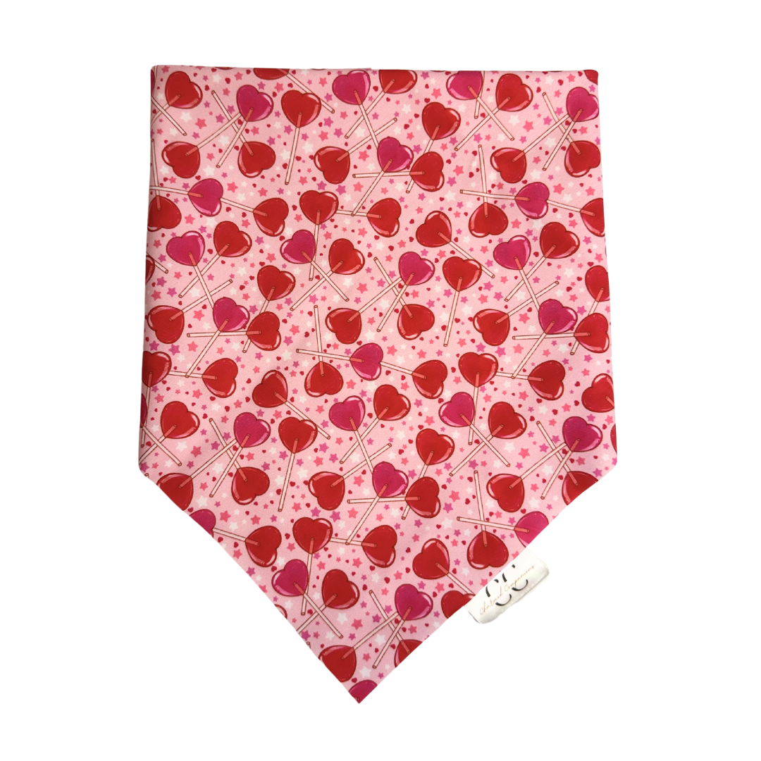 Sucker For You Scrunchie Dog Bandana