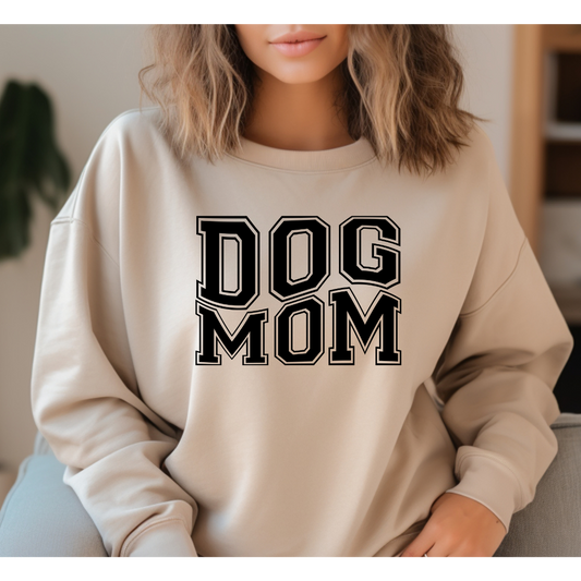 Varsity Dog Mom Sweatshirt