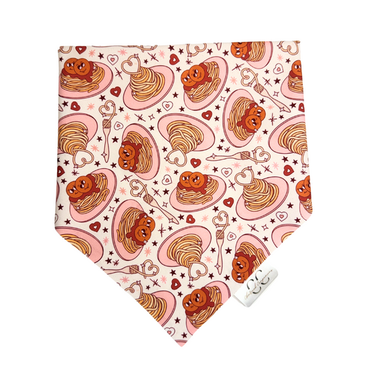 Love at First Bite Scrunchie Dog Bandana